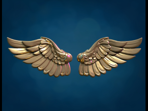 Wings Relief Modelo de impresión 3D
