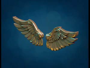 Wings Relief 3D Print Model