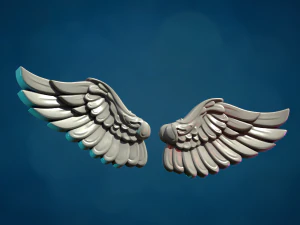 Wings Relief 3D Print Model