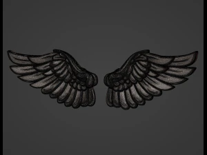 Wings Relief 3D Print Model