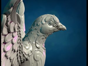 Print ready pigeon 3D Принт Модель