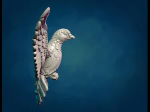 Print ready pigeon 3D Print Model