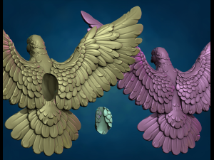Print ready pigeon 3D Принт Модель