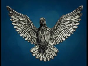 Print ready pigeon 3D Print Model