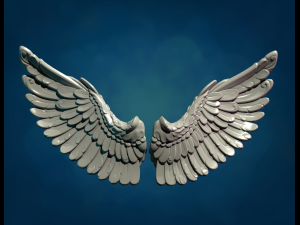 Wings sculpture 3D Print Model