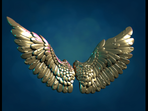 Wings sculpture Modelo de Impressão 3D
