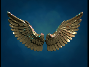 Wings sculpture Modelo de Impressão 3D