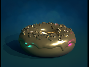 Doughnut donut 3D Baskı Modeli