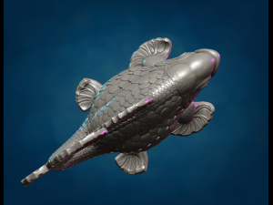 Walking Fish 3D Print Model