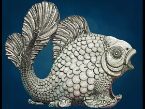 Walking Fish 3D Print Model