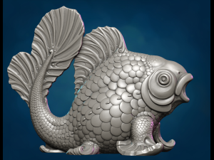 Walking Fish 3D Print Model