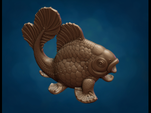 Walking Fish 3D Print Model