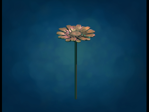 Daisy Flower 3D 打印模型