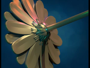 Daisy Flower 3D Print Model