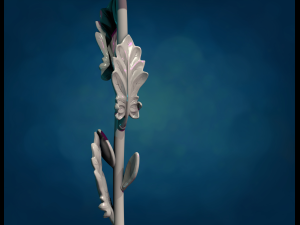Daisy flower sculpture 3D Baskı Modeli