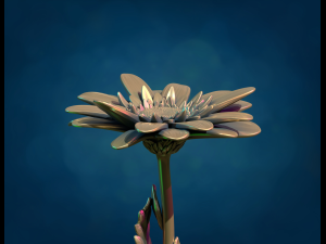 Daisy flower sculpture 3D Baskı Modeli