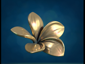Plumeria Flower 3D Принт Модель
