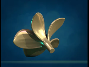 Plumeria Flower 3D Print Model