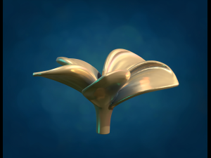 Plumeria Flower 3D Принт Модель