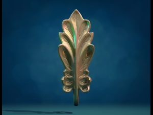 Daisy leaf 3D Print Model