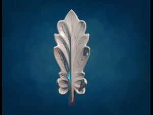 Daisy leaf 3D-printmodel