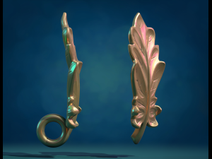 Daisy leaf 3D-printmodel