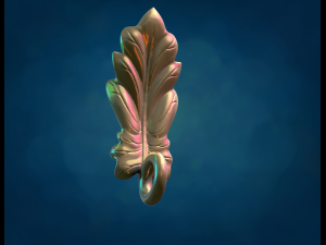 Daisy leaf 3D-printmodel