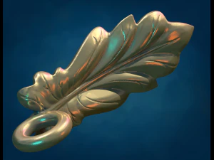 Daisy leaf 3D Print Model