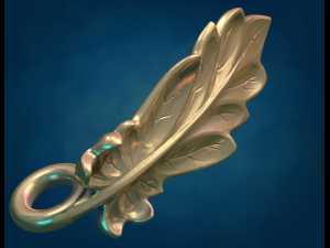 Daisy leaf 3D-printmodel