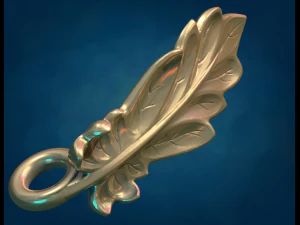 Daisy leaf 3D Print Model