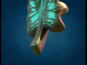 Daisy leaf 3D-printmodel