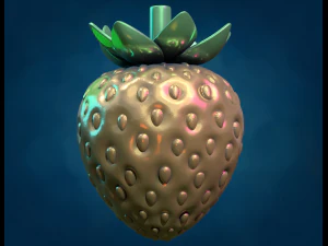 Strawberry 3D Print Model