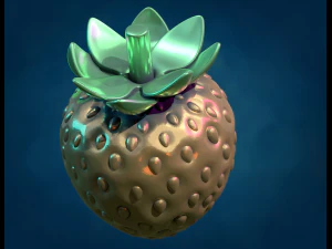 Strawberry 3D Print Model