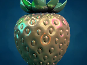 Strawberry 3D Print Model