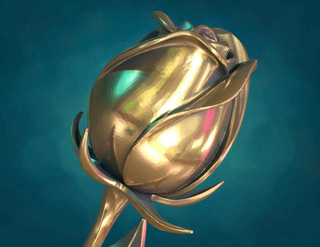 Rose II Modelo de impresión 3D .c4d .max .obj .3ds .fbx .stl .blend 