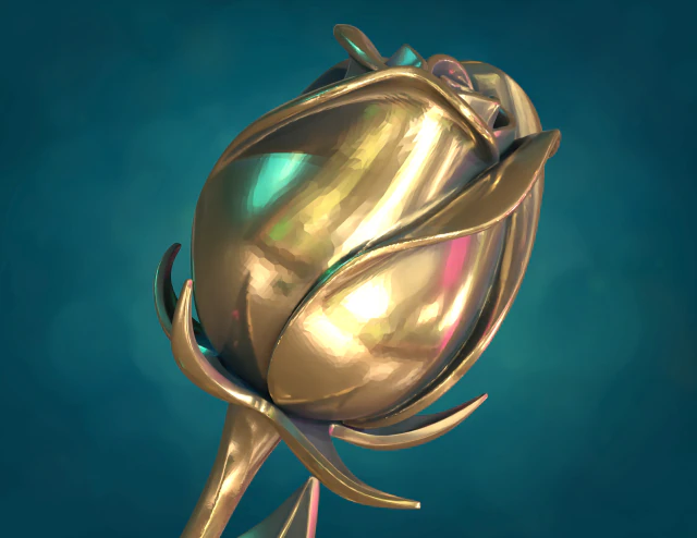 Rose II 3D Print Model .c4d .max .obj .3ds .fbx .stl .blend 