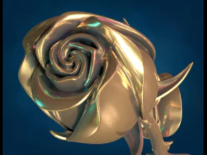 Rose II 3D Print Model
