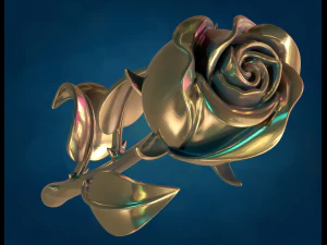 Rose II 3D Print Model