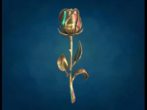 Rose II 3D Print Model