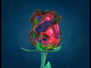 Rose II 3D Print Model