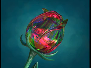 Rose II 3D Print Model