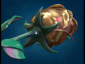 Rose II 3D Print Model