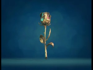 Rose II 3D Print Model
