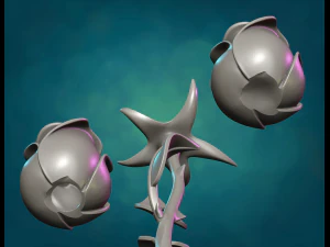 Rose II 3D Print Model