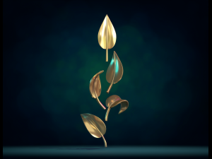 Five Leaves Modello di stampa 3D