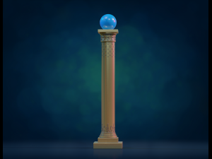 Pillar Column 3D Baskı Modeli