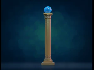 Pillar Column 3D Print Model