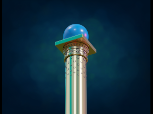 Pillar Column 3D Baskı Modeli