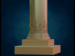 Pillar Column 3D Print Model