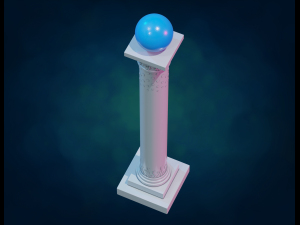 Pillar Column 3D Baskı Modeli